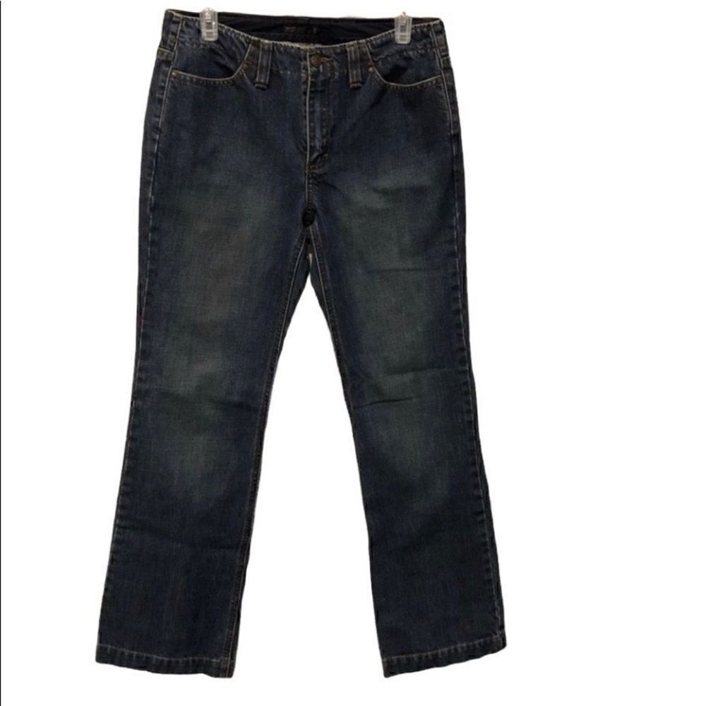 J. Crew Sz 6 Blue Darkwash Denim Cotton Casual Western Farmcore Jeans